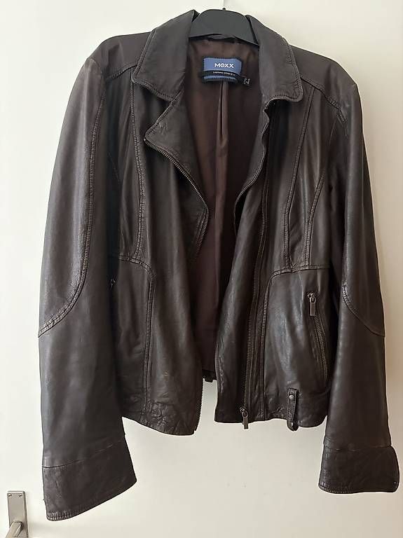 Mexx Jacken: Leather Jacket Mexx - Lederjacke in Dunkelbraun – Gebraucht aus Zürich von Nast_a