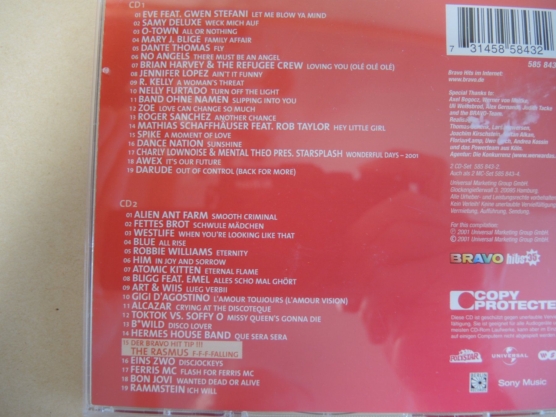 CD: Bravo Hits No 35 Doppel CD - Die grössten Hits – Usato da Rorschach venduto da maeck8 3
