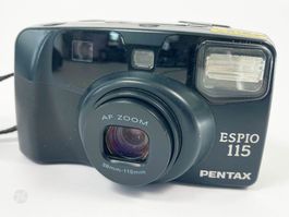 Pentax Espio 115 Kleinbildkamera 35mm AF Zoom 38-115mm