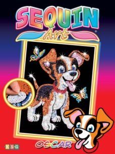 Kit bricolage: Paillettenbild Sequin Art - Junger Hund – Nuovo e nell'imballaggio originale da Greifensee venduto da MIN3
