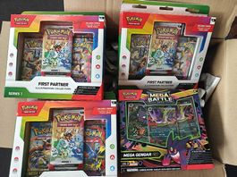  Pokemon first partner series 1 & mega Gengar Battle Deck