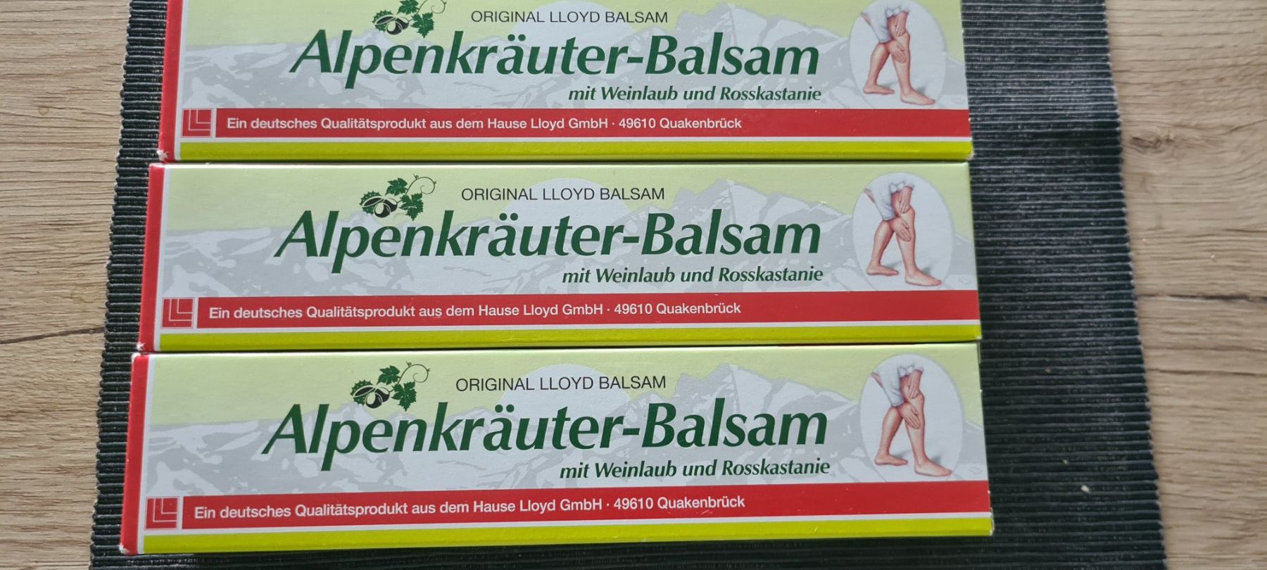 Pedicure: 3x200ml Alpenkräuter Balsam – Nuovo e nell'imballaggio originale da St. Gallen venduto da fre_s6tj