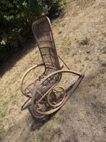 Schaukelstuhl Rattan Vintage guter Zustand