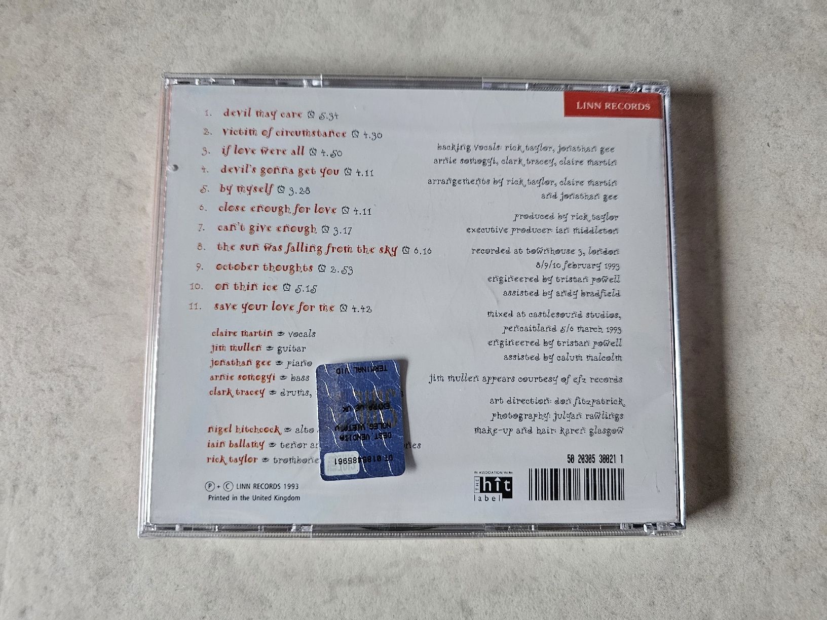 CDs: Claire Martin  -  Devil May Care  /  Fabrikneu – Neuf avec emballage d'origine à Schneisingen par backstore24 1