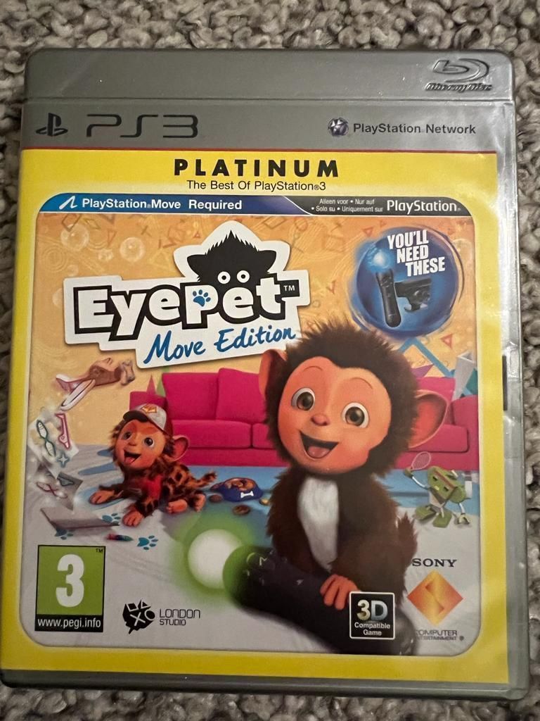 Spiele: Ps3 Platinum EyePet Move Edition – Gebraucht aus horn von amazona01