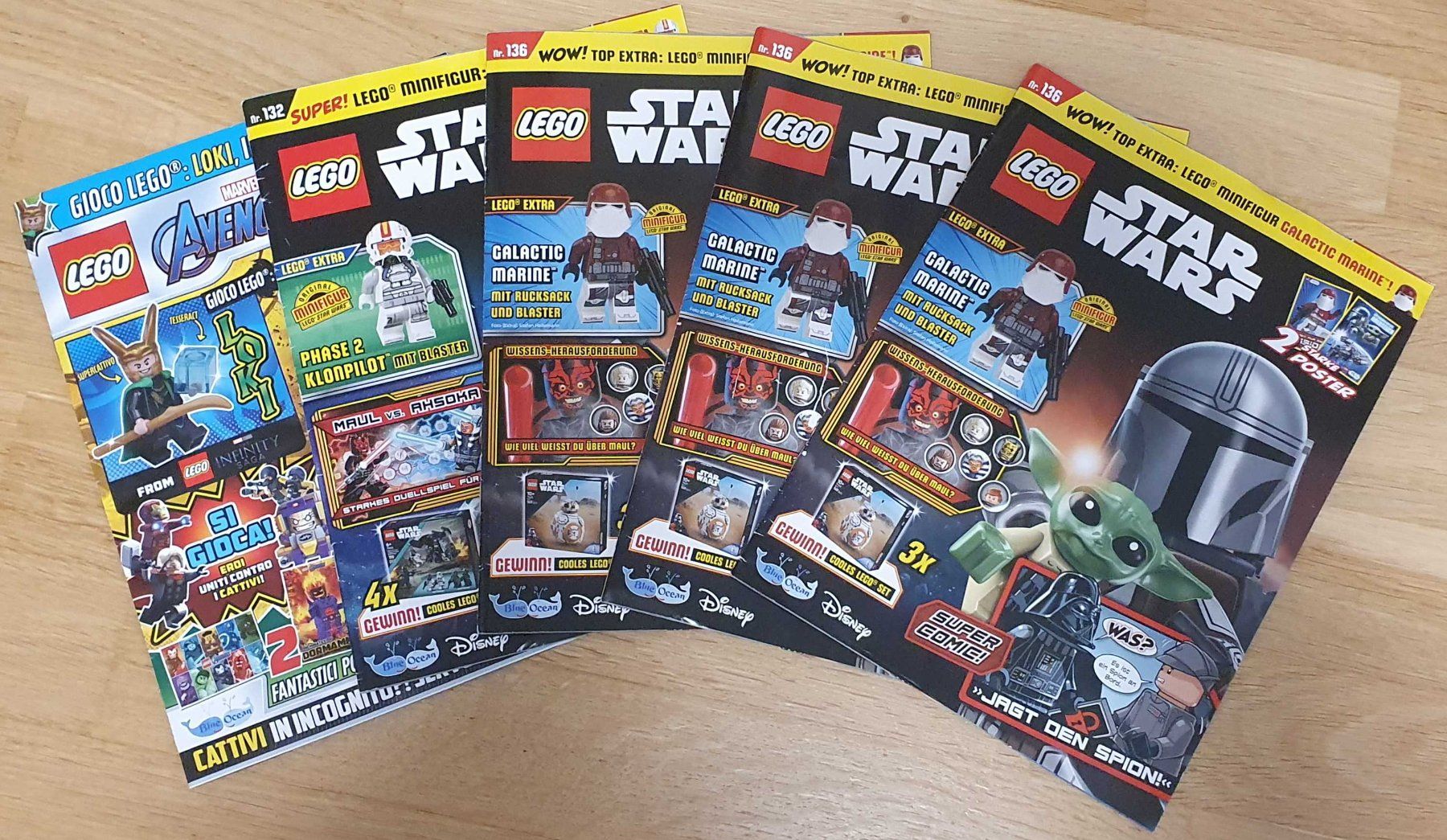 Riviste & Magazine: 5 Magazines Lego Star Wars et Marvel – Usato da Villars-sur-Glâne venduto da AlexTheKing008