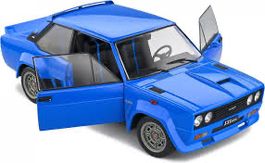 FIAT 131 ABARTH BLAU 1:18 SOLIDO