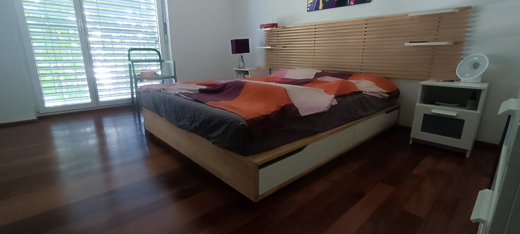 Ikea Letti: Bett Ikea Mandal mit Kopfteil – Usato da Zürich venduto da mar_7ppf 1