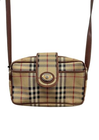 Burberry vintage leather shoulder bag