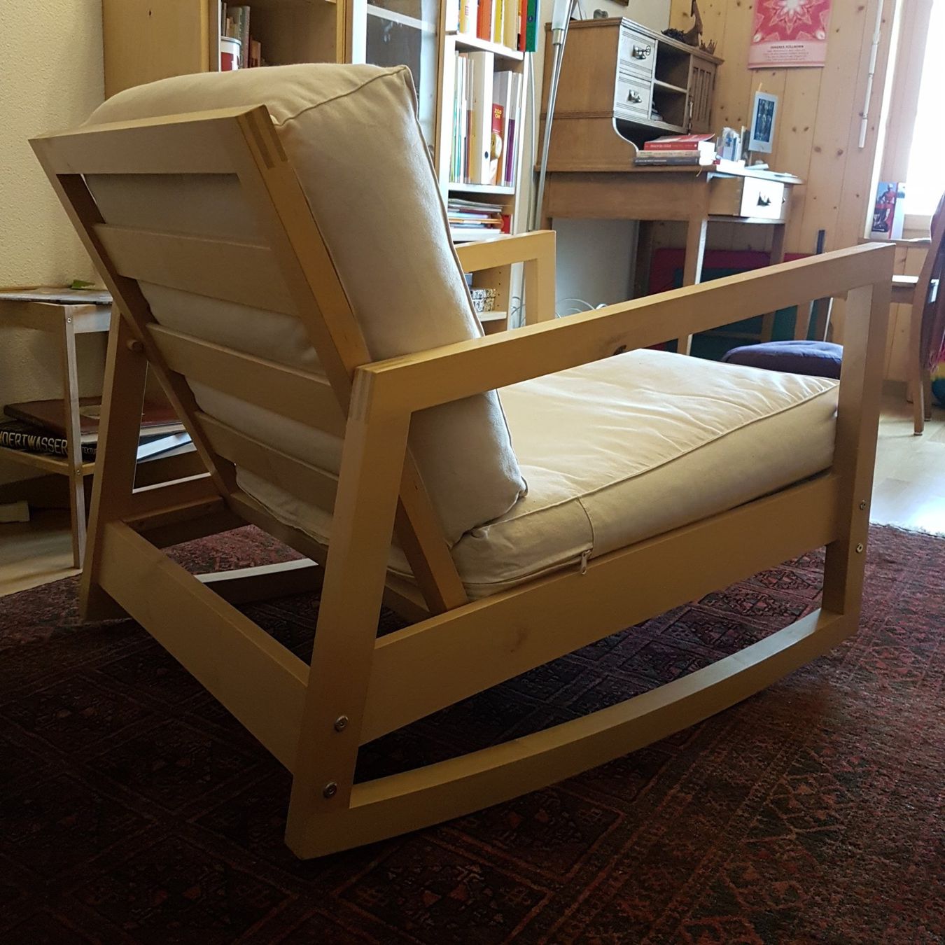 Ikea Sessel: IKEA Schaukelsessel Lillberg – Gebraucht aus Scheunen von  1