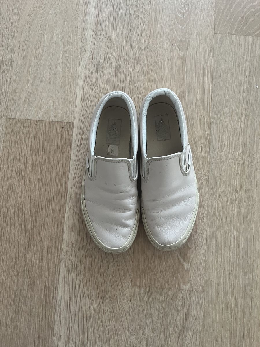 Vans Scarpe da uomo: Vans Leder Slip On  – Usato da Flims Dorf venduto da caren.