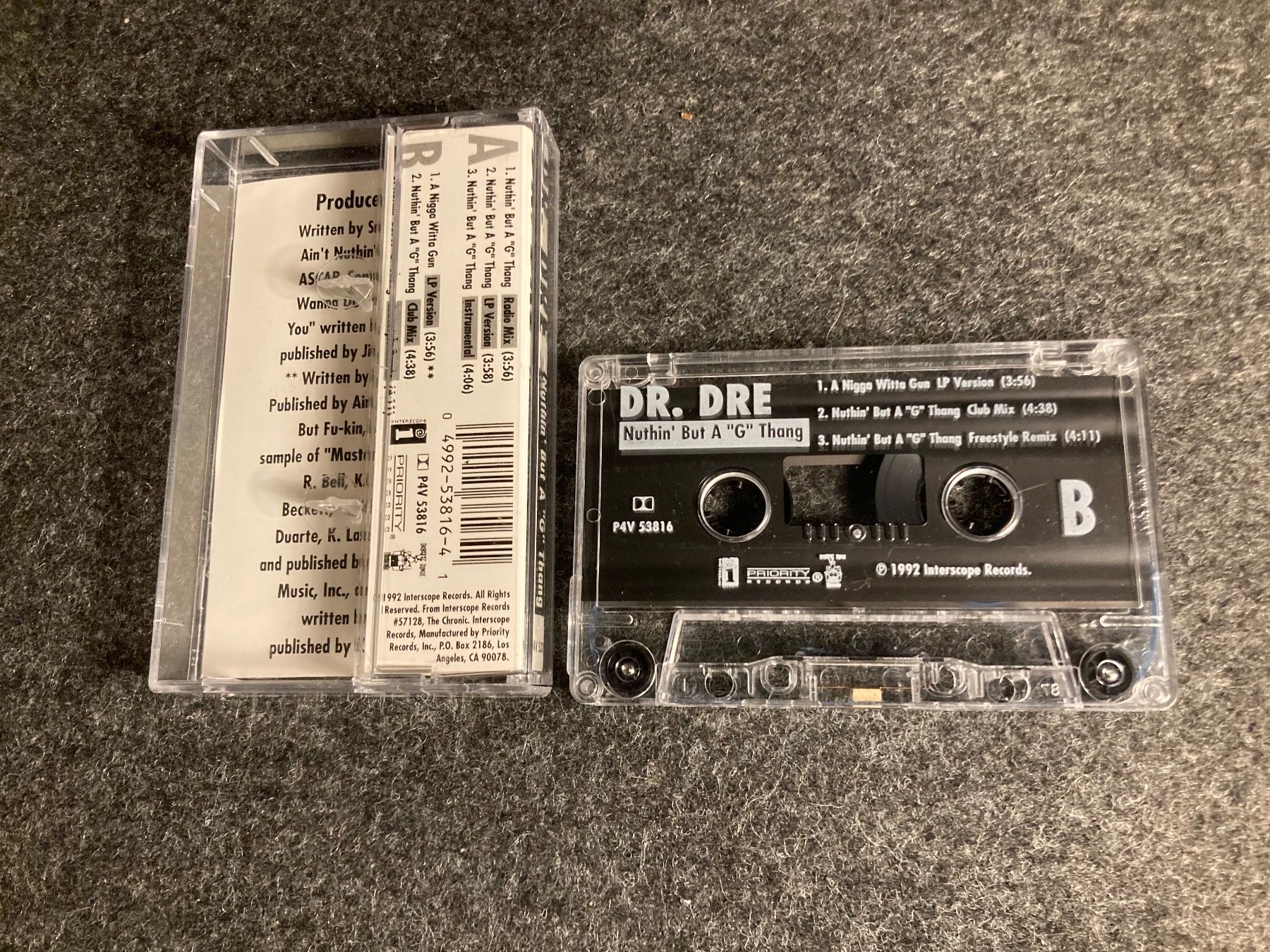 Musicassette: Dr. Dre - Nuthin' But A "G" Thang (MC) – Usato da Fribourg venduto da Karushi 4