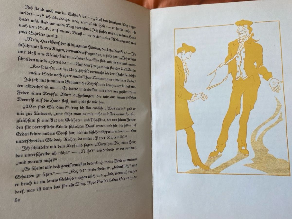 Libri: Adalbert von Chamisso: Peter Schlemihl - Wundergeschichte – Usato da sursee venduto da trilli-tralli 7