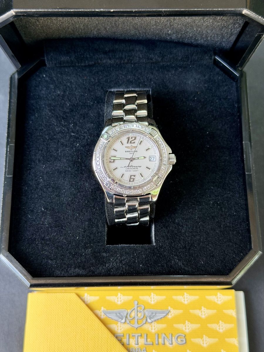 Breitling Orologi: Breitling Colt Oceane mit Brillanten Quarz Fullset – Usato da Winterthur venduto da YSCHU