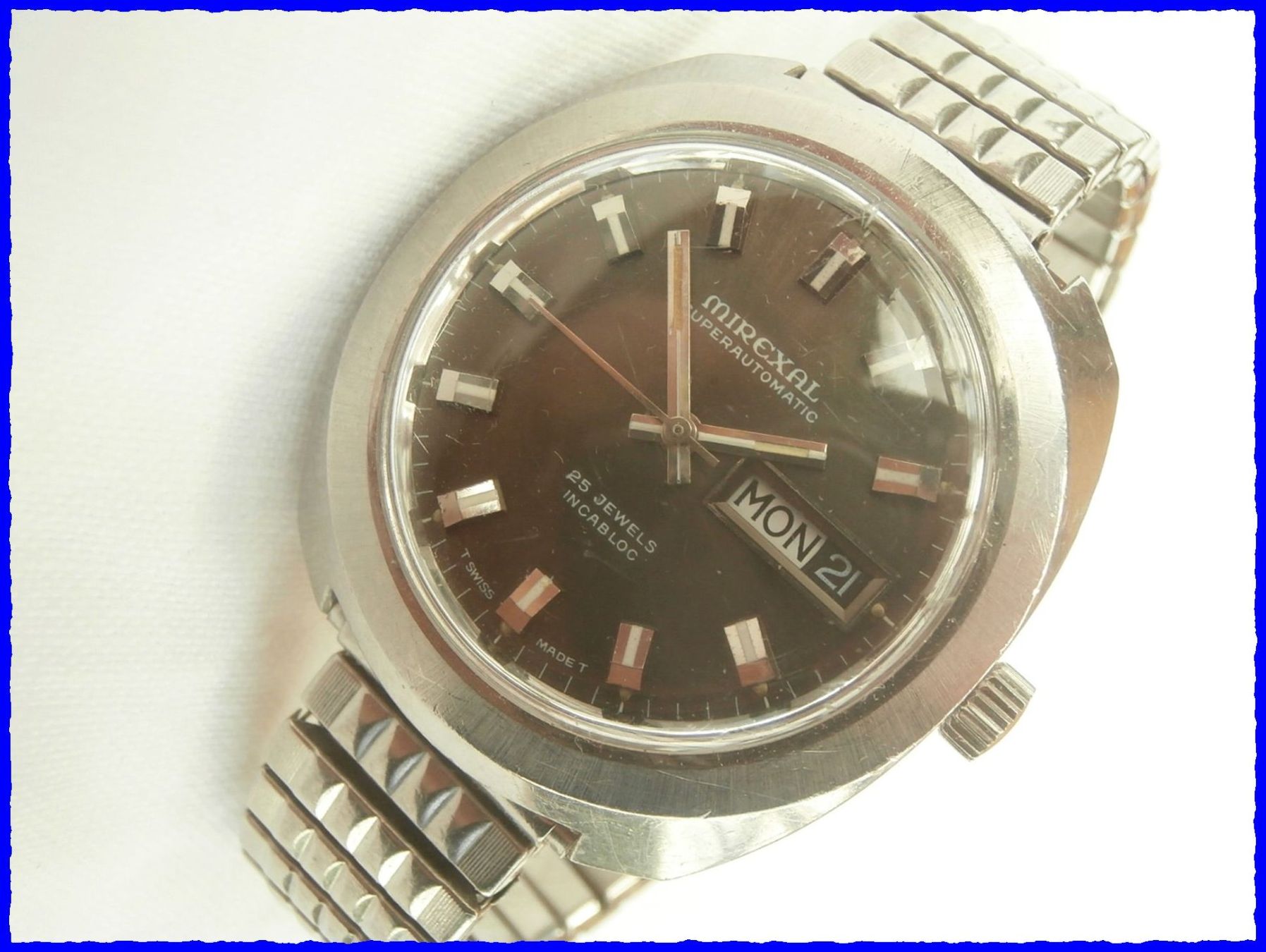 Mirexal Orologi: MIREXAL Superautomatic Day/Date Herrenuhr - Top Zustand – Usato da Worblaufen venduto da Re_mo81 6