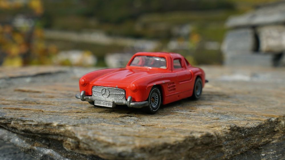Mercedes 300 SL Miniature SIKU V221, échelle Inconnue, état Occasion