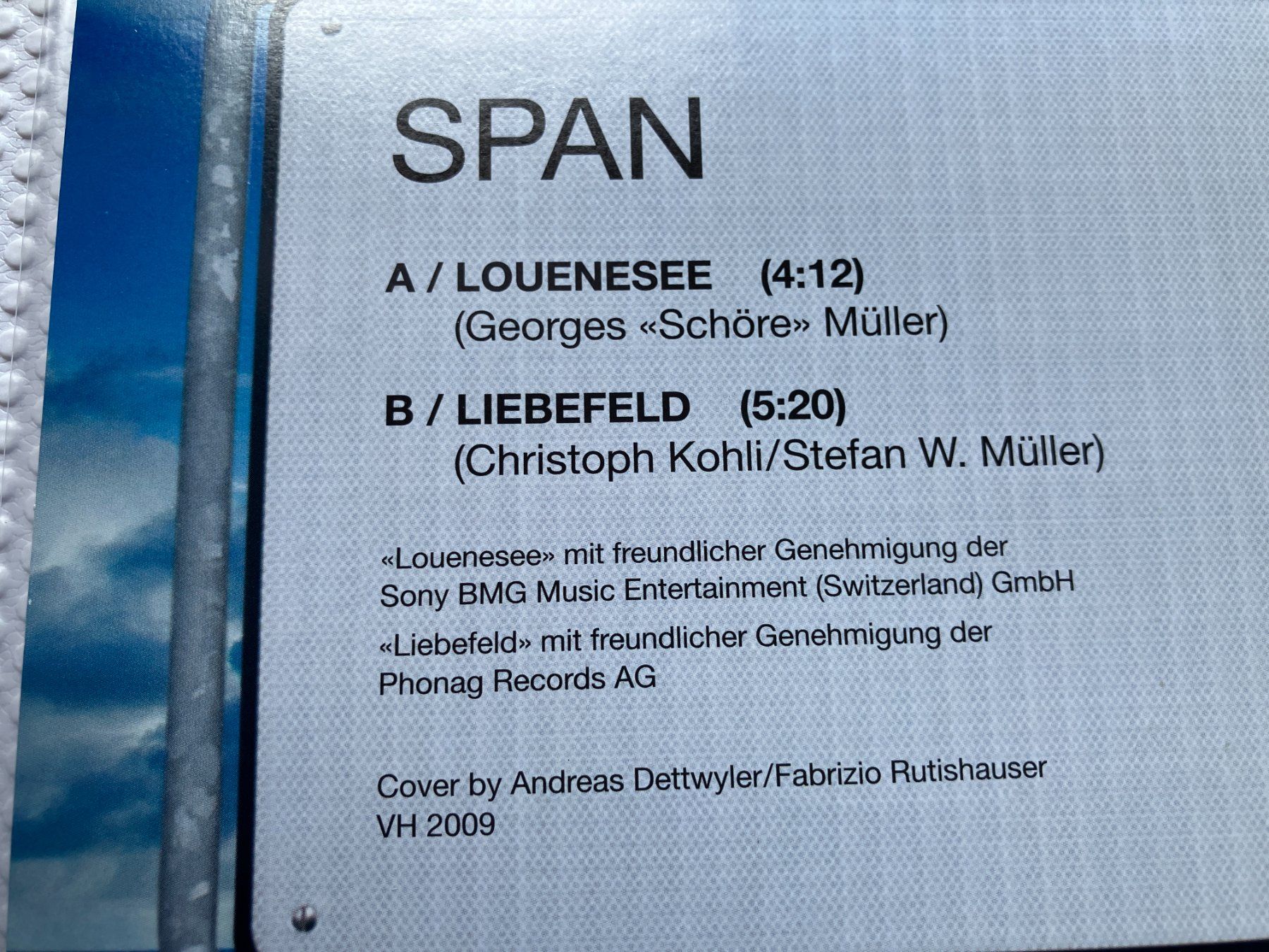 Schallplatten: Span – Neu (gemäss Beschreibung) aus Aarwangen von Jukebox3 3