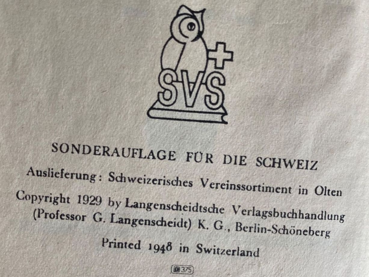 Bücher: Antikes Wörterbuch 1948 – Gebraucht aus Oberrohrdorf von chilibiggi 3