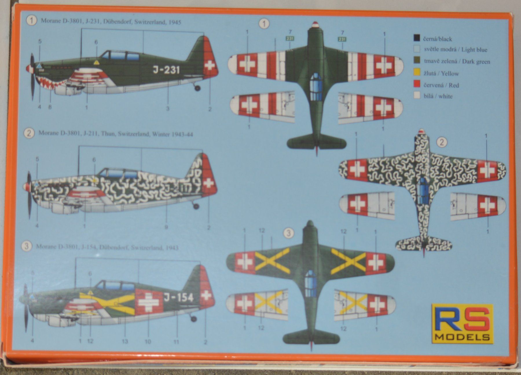 Modellbausätze & Standmodelle: Bausatz Morane D-3801, 1/72 – Neu und originalverpackt aus Basel von Dogana 1