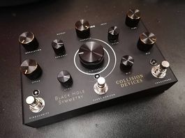 Fuzz, Reverb und Delay Gitarren Pedal Black hole Symmetry 