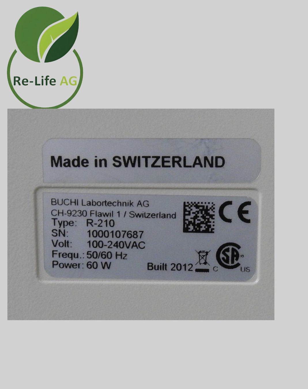 Tutte le macchine: Büchi Labortechnik R-210 Rotavap – Usato da Reinach BL venduto da Re-LifeAG_Labor 4