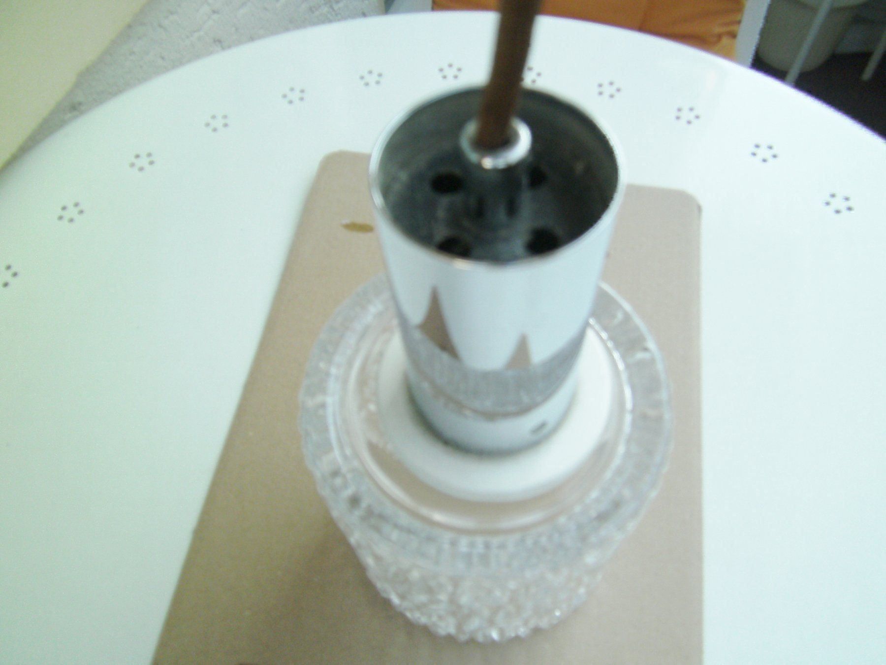 Lampadari & plafoniere: 3 Deckenlampen Glass mit Gehäuse,  50er. – Usato da Basel venduto da vidra66 6