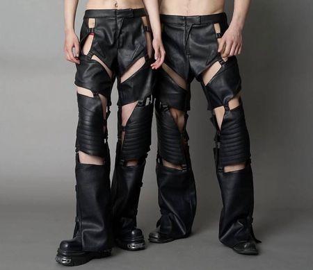 Coole Kunstleder Hose - Perfekt für den Club! Gr. S