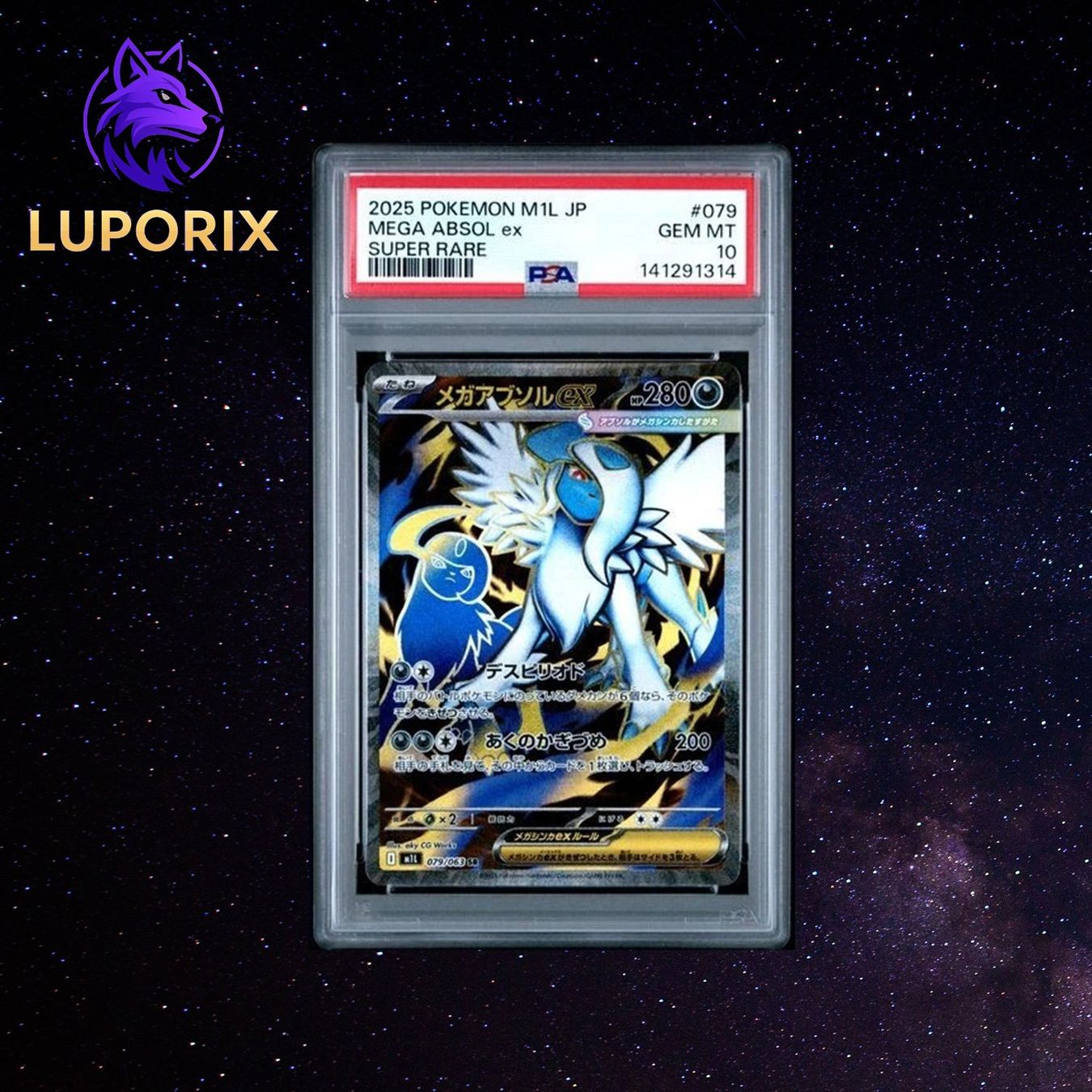 Pokémon Carte collezionabili: Pokemon PSA 10 Mega Absol ex 079/063 | SR | JP – Nuovo (secondo la descrizione) da Oensingen venduto da CSCollectors