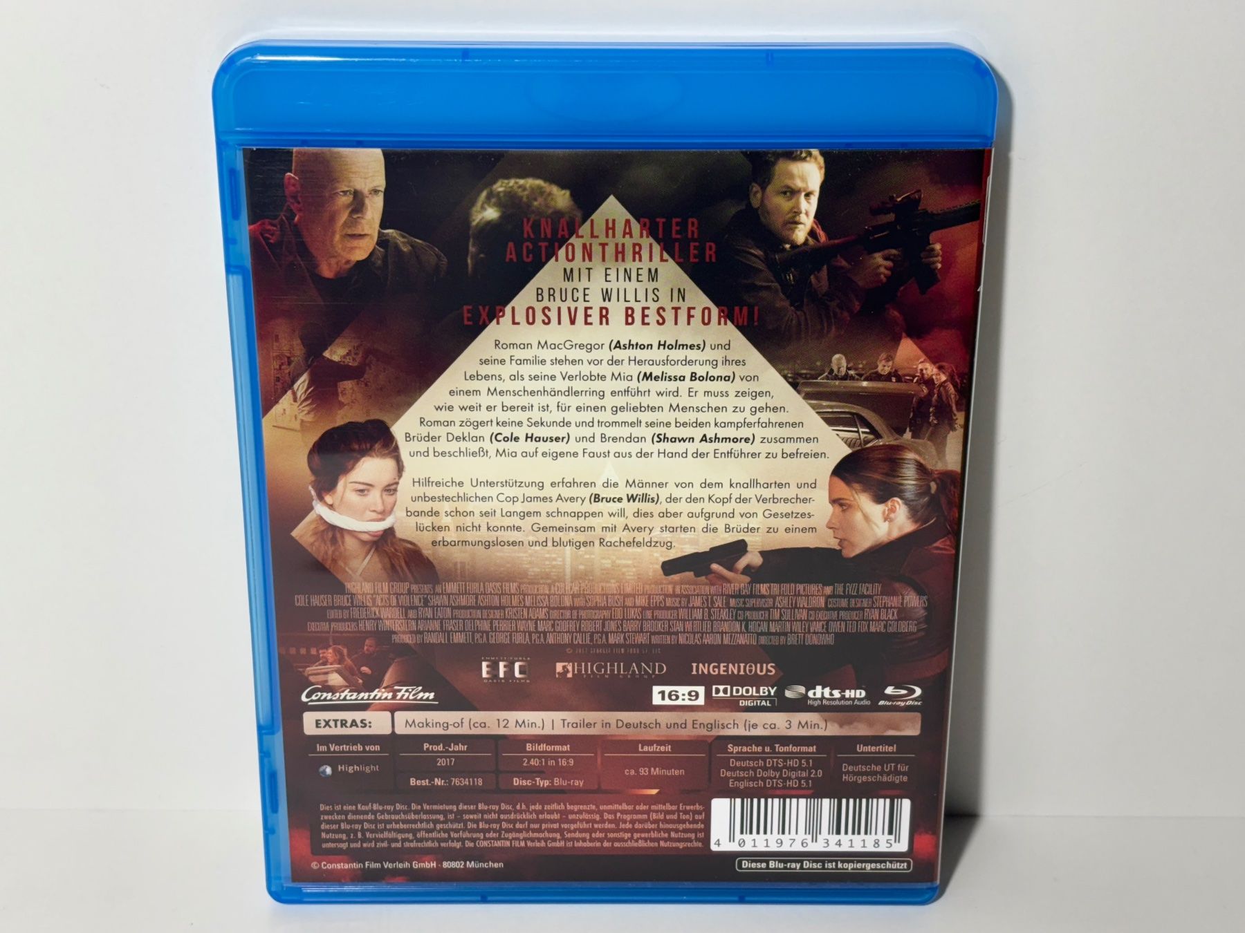 Tutti i DVDs: Acts of Violence Blu Ray – Usato da Wilderswil venduto da Sstriker 1