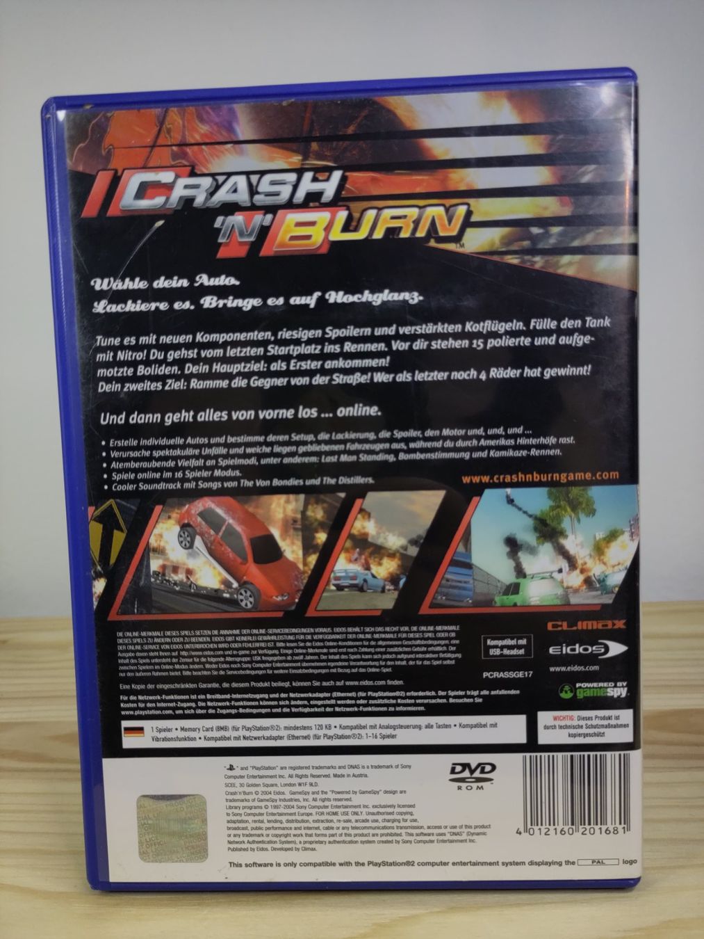 Giochi: Crash n Burn PS2 Playstation 2 PAL CIB – Usato da Zug venduto da RepTCG 1