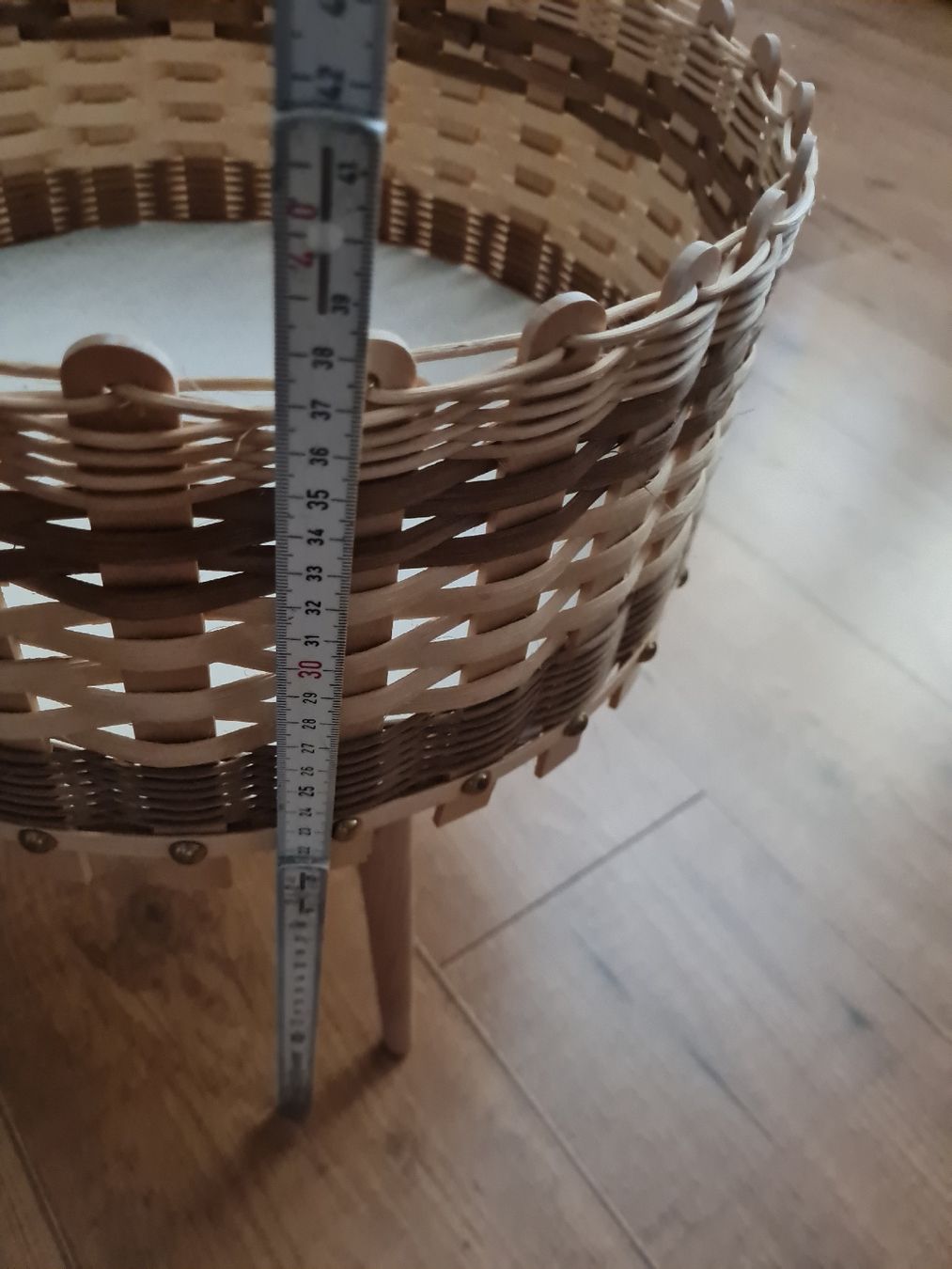 Sonstiges für Haushalt & Wohnen: Handgefertigter Korb mit Fuss neu – Neu und originalverpackt aus Münsingen von Cuci31 3