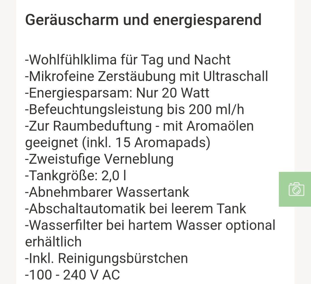 Spray per ambienti: Beurer Luftbefeuchter 2l – Nuovo (secondo la descrizione) da Hochdorf venduto da mschwarb 2