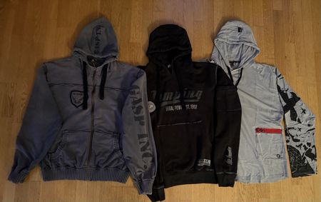 Hoodie / Kapuzenpulli, 3 Stücke, Grösse 2XL, Top Zustand!