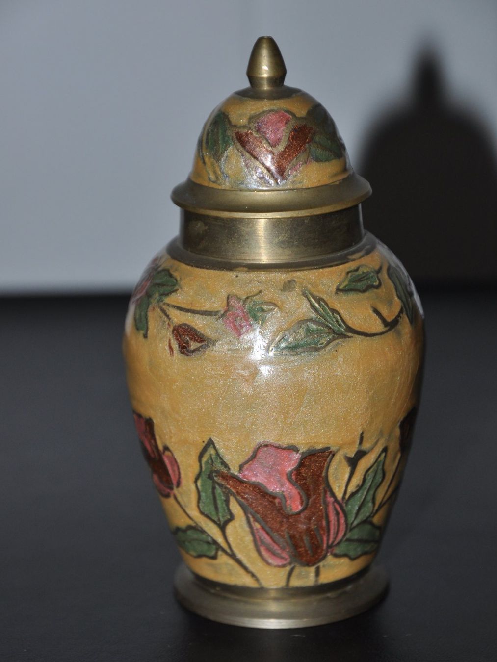 Tutte le decorazioni: Vintage Deckeldose Cloisonné mit Blumenmuster – Usato da Boll venduto da Theodora15 1