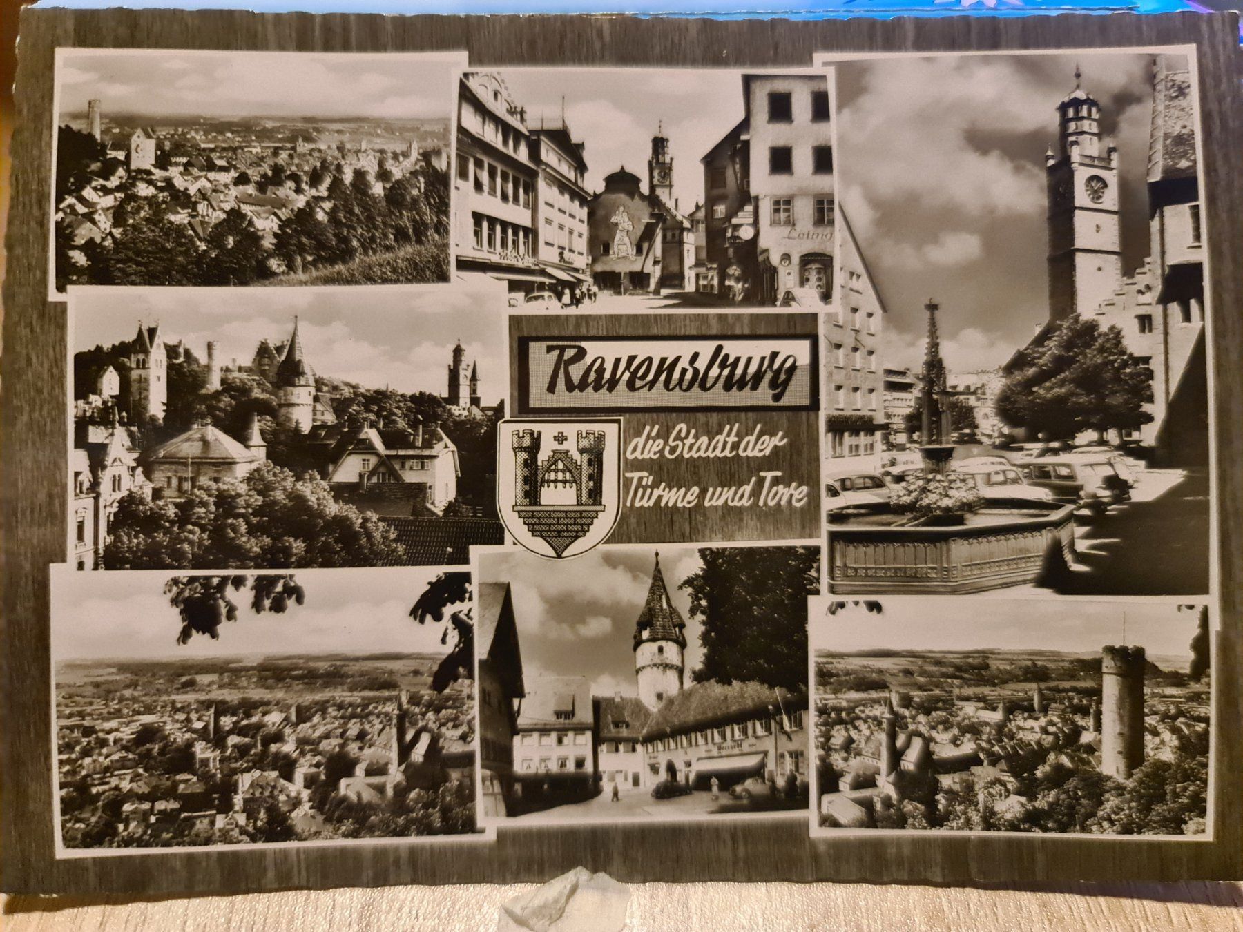 Cartoline postali: Ansichtskarte Ravensburg Deutschland – Usato da Dintikon venduto da Vexi