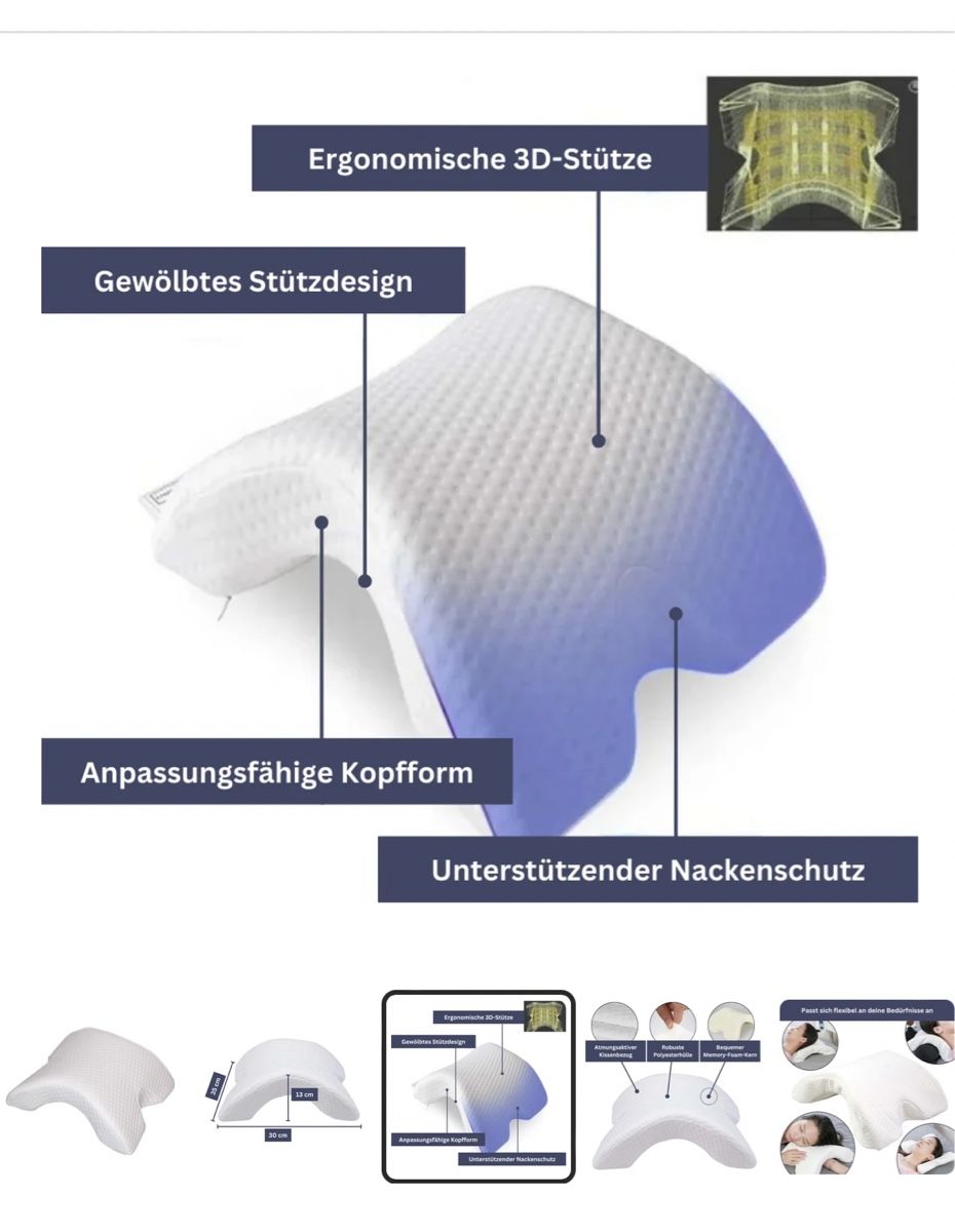 Kissen: Seitenschläferkissen – Gebraucht aus Basel von dahlen 8