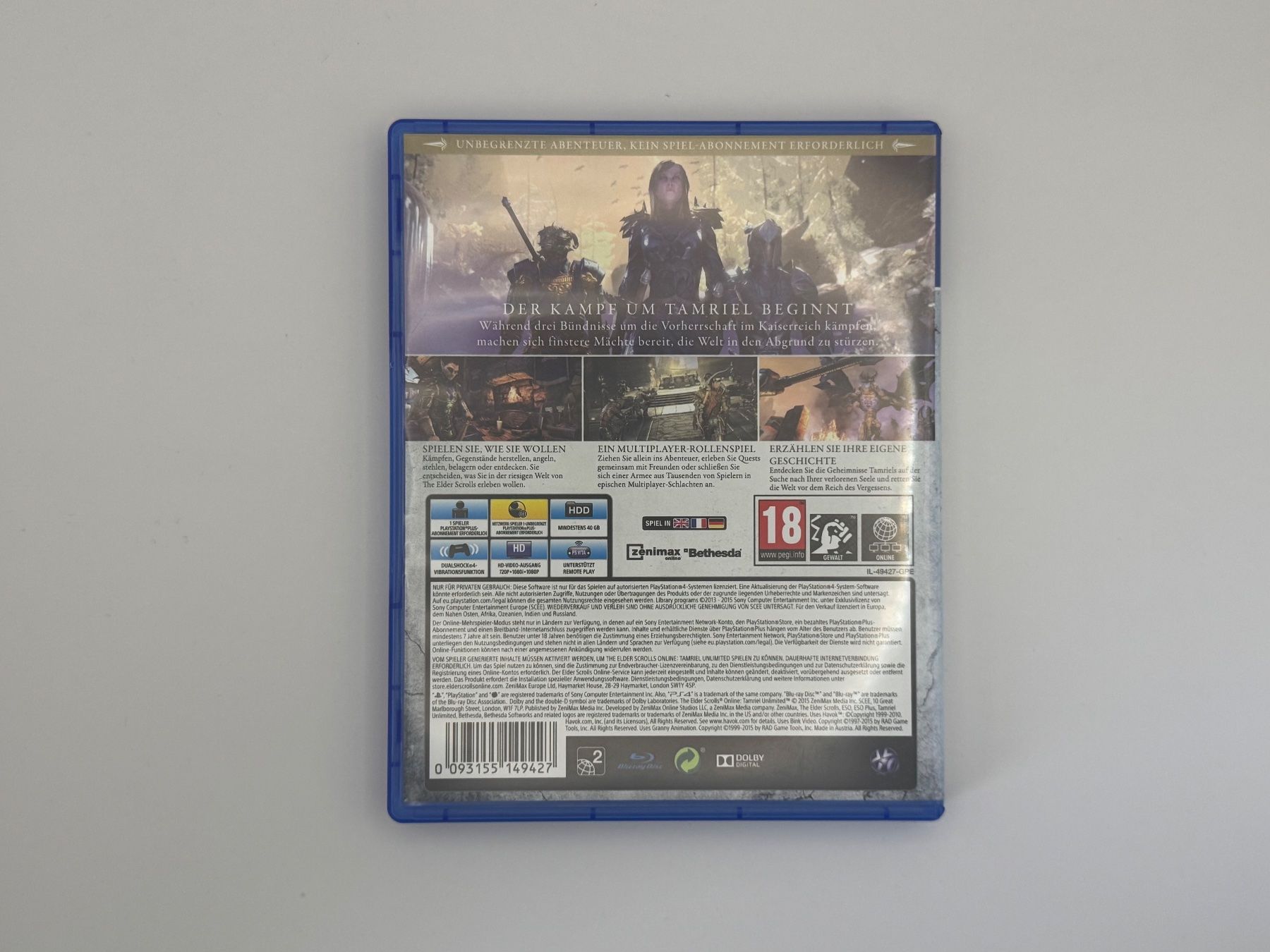 Sony Spiele: Playstation 4 - The Elder Scrolls Online – Gebraucht aus Bettlach von awi_7jcb 1