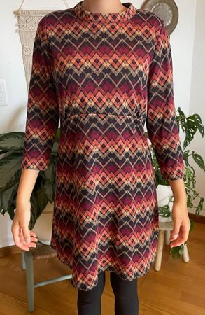 Damen Kleid King Louie gemustert Grösse L sehr gut erhalten