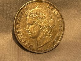 5 Fr. 1890  sehr schöne Erhaltung; selten