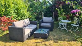 Lounge 2er + 1er + Tischli