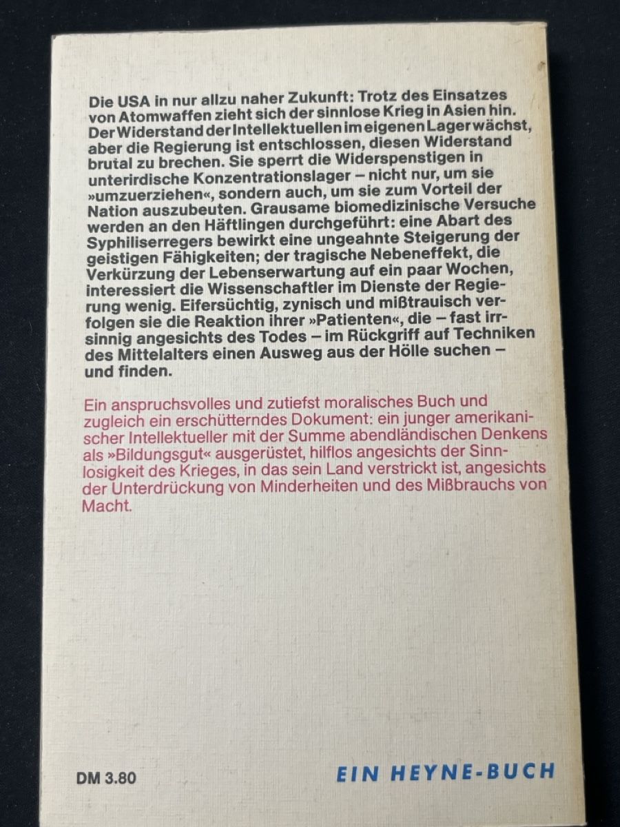 Libri: Thomas M. Disch - Camp Concentration, Science Fiction – Usato da Forch venduto da tieckr 1
