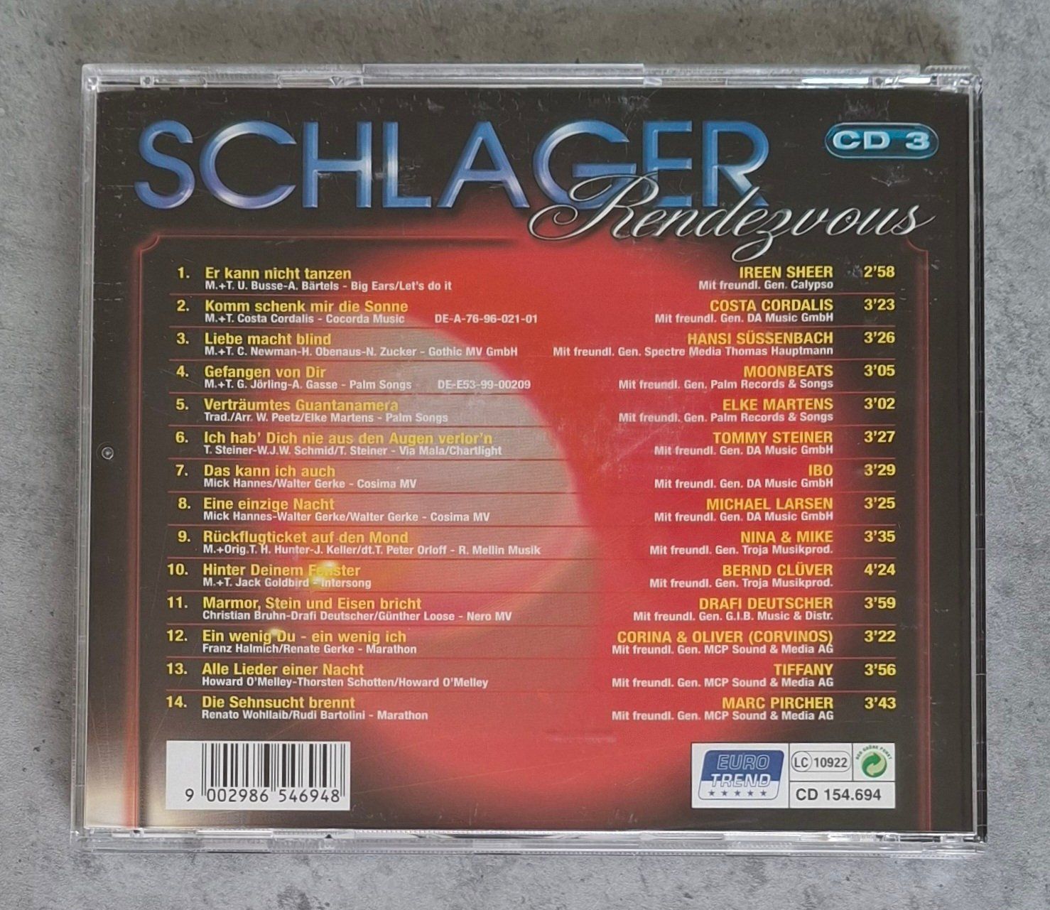 CD: Schlager Rendezvous CD3 – Usato da Reinach BL venduto da Chela04 1