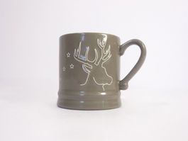Graue Kaffeetasse