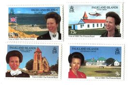 Briefmarken "Prinzessin Anne". Falklandinseln.