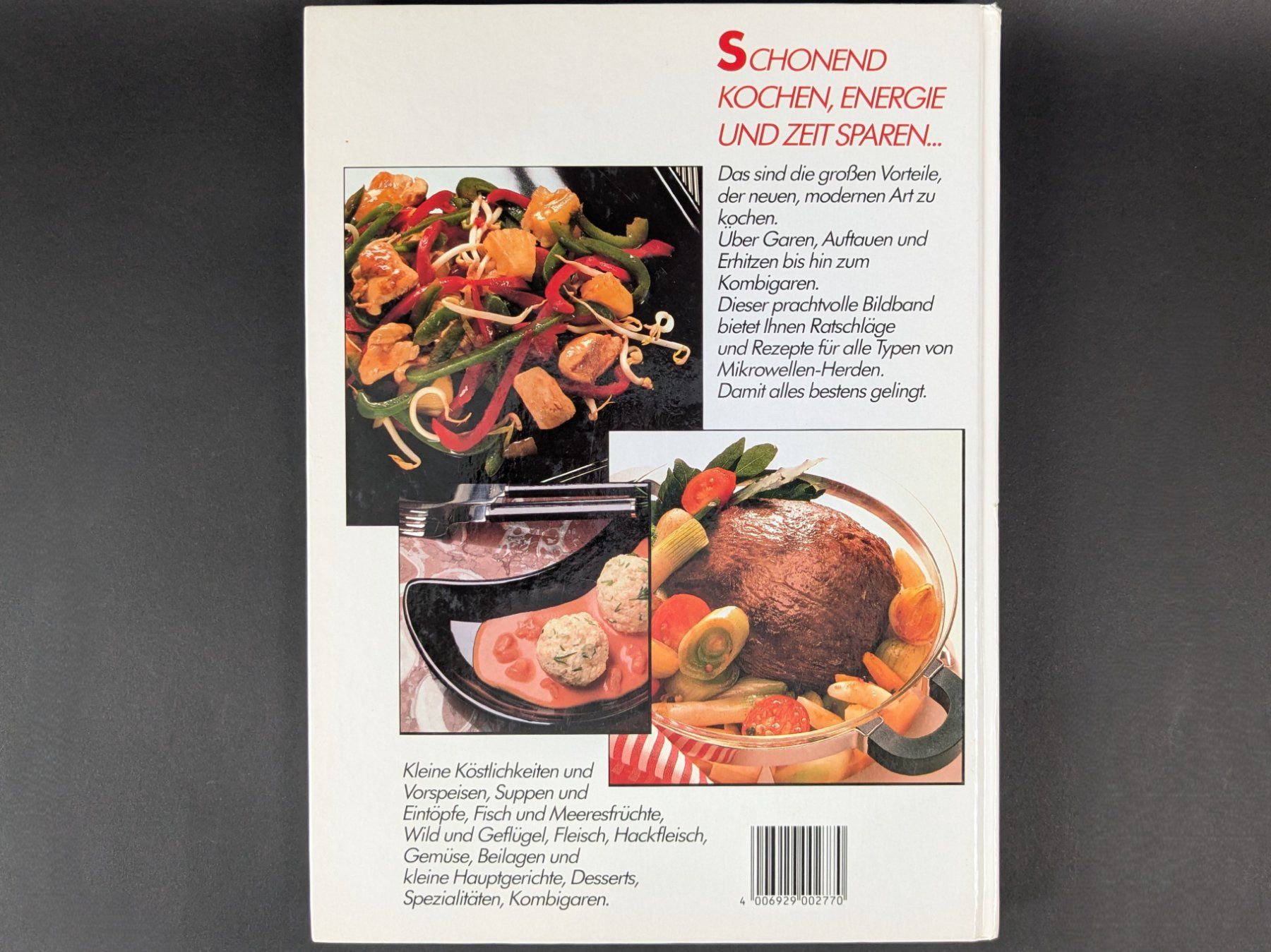 Libri: DR. OETKER Das grosse Mikrowellen Kochbuch – Usato da Dintikon venduto da Restwert_Dintikon 1