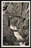 Teufelsbrücke, Profilansicht mit reisse