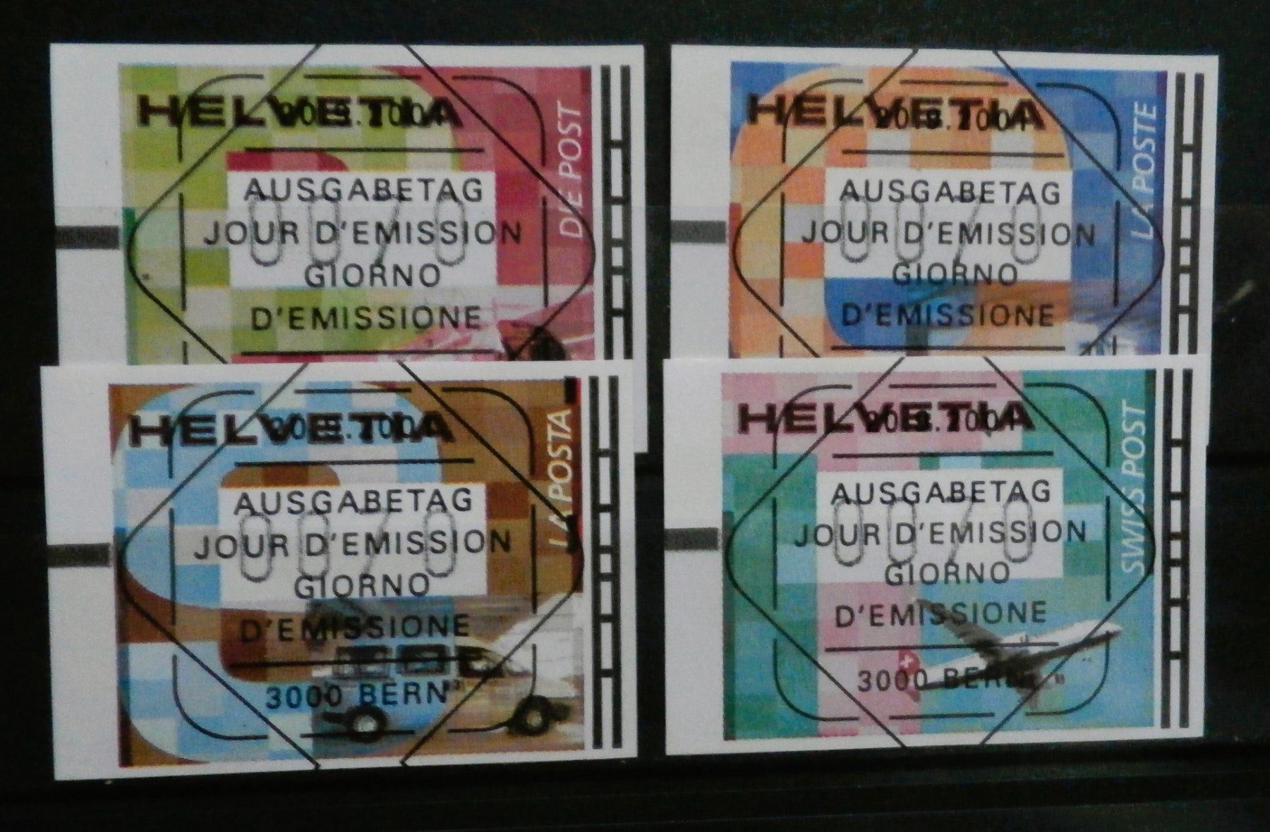 Alle Briefmarken: CH Automatenmarken 2001 ET – Gebraucht aus Kehrsatz von Bernherb2