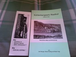Kohlenbergwerk Riedhof Aeugst am Albis Buch Geschichte