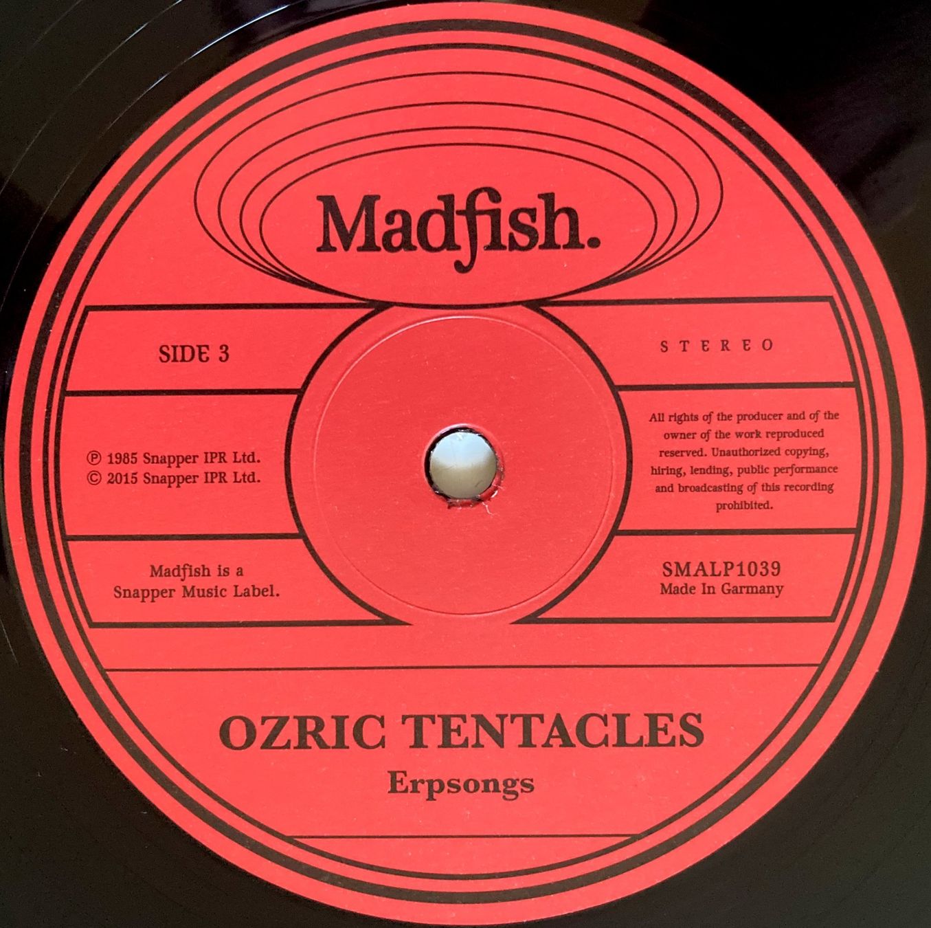 Schallplatten: OZRIC TENTACLES - ERPSONGS – Gebraucht aus Bottens von hotter-than-hell 3