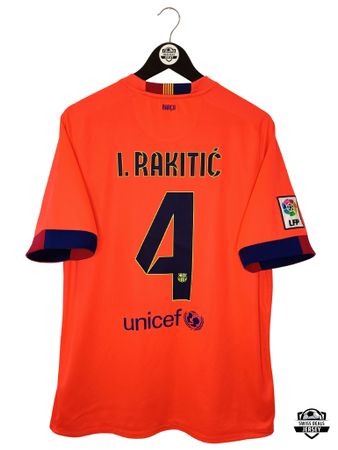 RAKITIC #4 Original FC Barcelona 2014-15 Away Trikot